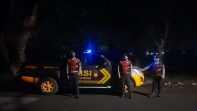 Patroli Blue Light Polres Lombok Barat: Amankan Jalur Bypass BIL dari Kejahatan
