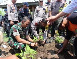 Polres Dompu Beserta Polsek Jajaran Launching Gugus Tugas Polri Mendukung Ketahanan Pangan
