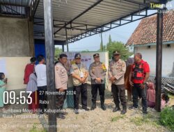 Wakapolres Sumbawa Lakukan Monitoring dan Pengecekan Personel Pengamanan di TPS