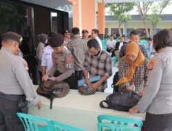 Amankan Rapat Pleno Tingkat Kabupaten, Polres Sumbawa Terjunkan Ratusan Personel