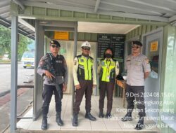 Sat Samapta Polres Sumbawa Barat Laksanakan Pengamanan Obvitnas dan Penjagaan PT. AMNT Sumbawa Barat