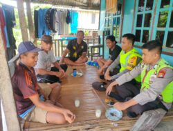 Polsek Seteluk Aktif Lakukan Patroli Dialogis untuk Ciptakan Kamtibmas di Sumbawa Barat