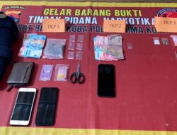 Bongkar Jual Edar Narkoba, Tim Kaisar Hitam Polres Bima Kota Sergap Sepasang Pengedar Sabu dan Ganja