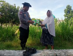 Polsek Labuapi Salurkan Bibit Jagung Manis untuk Dukung Ketahanan Pangan Desa