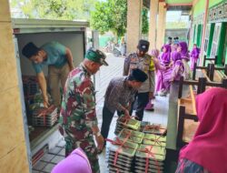 Pengamanan Ketat Program Makan Bergizi Gratis di Lombok Barat: Kolaborasi Polsek Lembar & TNI