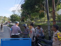 Kanit Propam Polsek Wawo Gelar Gaktibplin, Periksa Disiplin dan Kelengkapan Personel