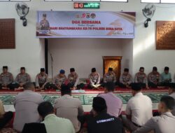 HUT Bhayangkara ke-79, Polres Bima Kota Gelar Doa dan Dzikir Bersama