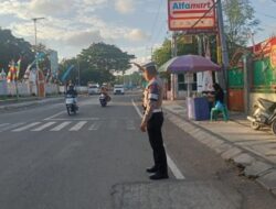 Sat Lantas Polres Bima Kota Gelar Kegiatan Rawan Pagi/Strong Point, Antisipasi Kemacetan dan Laka Lantas