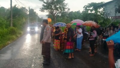Tradisi Nyongkolan di Jagaraga Indah Berjalan Lancar, Berkat Sinergi Warga dan Polsek Kediri