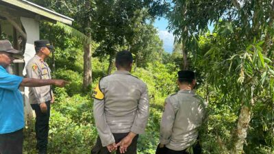 Kapolsek Lembar Tinjau HKM Lendang Damai untuk Program Tumpang Sari