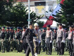 Semaraknya Upacara Hari Bhayangkara ke-79 Polres Bima Kota, Polri untuk Masyarakat Terus Bersinergi