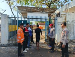 Polsek Kawasan Pelabuhan Laut Bima Amankan Proses Embarkasi dan Debarkasi Kapal KM. BINAIYA di Pelabuhan Bima