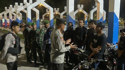 Personel Polres Bima Kota Laksanakan Patroli KRYD Malam Minggu, Antisipasi Gangguan Kamtibmas