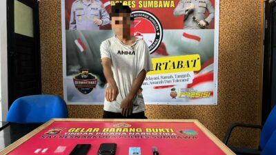 Kerap Edarkan Sabu, Pria di Tanjung Menangis Diringkus Satresnarkoba Polres Sumbawa