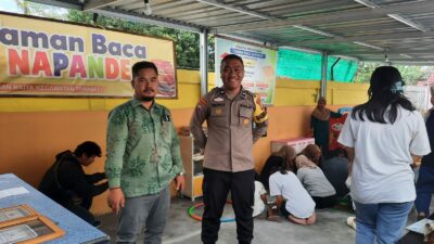 Anggota Polri di Palu Raih Penghargaan, Sulap Lahan Sampah Jadi Taman Baca