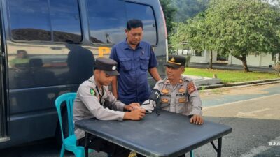 Jaga Kesehatan Personil, Seksi Dokes Polres Sumbawa Barat Rutin Lakukan Pemeriksaan Sebelum Apel