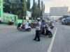 Polsek Rasanae Barat Laksanakan Rawan Pagi, Himbau Pengguna Jalan Tertib Berlalu Lintas