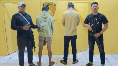 Team Opsnal Polsek Sape Polres Bima Kota Amankan Terduga Pelaku Pencurian Handphone di Kantor Polisi