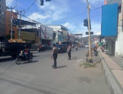 Sat Samapta Polres Bima Kota Laksanakan Rawan Pagi di Titik Rawan Macet, Pastikan Kelancaran Lalu Lintas