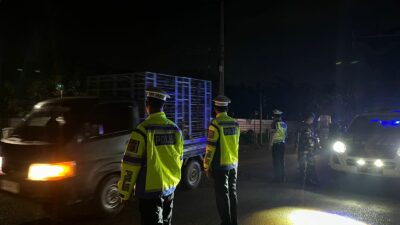 Personel Gabungan Polres Bima Kota Laksanakan Patroli KRYD Malam Minggu, Antisipasi Gangguan Kamtibmas