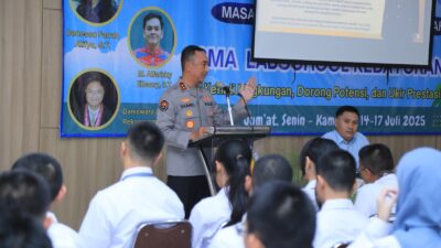 Isi MPLS, Kadiv Humas Ajak Siswa SMA Hindari Judi Online