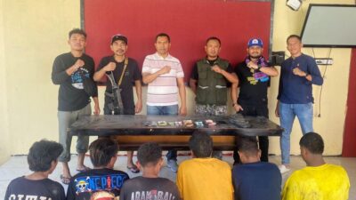 Asyik Main Judi Roler, Enam Warga Diciduk Tim Opsnal Polsek Rasanae Barat