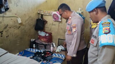 PENGGELEDAHAN RUTAN POLSEK DOMPU BERJALAN AMAN DAN LANCAR
