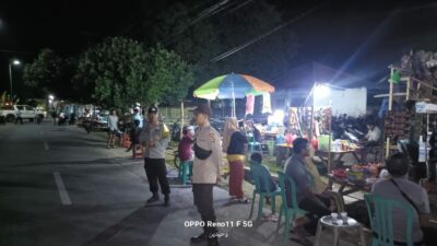 Polsek Hu’u Gelar Patroli KRYD untuk jaga kondusifitas Kecamatan Hu’u.