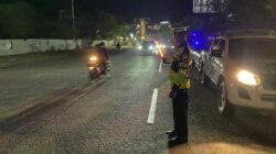 Sat Lantas Polres Bima Kota Gelar Blue Light Patrol dan Pengaturan Lalu Lintas di Seputaran Kota