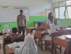 Bhabinkamtibmas Polres Bima Kota Pantau Kegiatan Makan Bergizi Gratis di Dua Sekolah Dasar