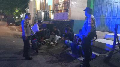 Polsek Sumbawa Gelar Patroli Blue Light dan KRYD, Jaga Kamtibmas Tetap Kondusif