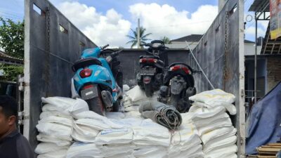 Polres Loteng Amankan Empat (4) Sepeda Motor Tanpa Dokumen Dari Bali.