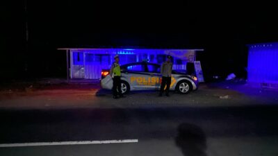 Polsek Kediri Intensifkan Patroli Blue Light di Bypass BIL dan Keling