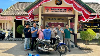 Unit Reskrim Polsek Bayan Ungkap Pelaku Curanmor