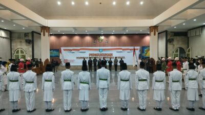 Semangat Patriotisme Warnai Pengukuhan Paskibraka Lombok Barat