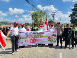 Pawai Karnaval Meriah Warnai HUT RI ke-80 di Lembar, Lombok Barat