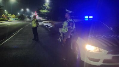 Satlantas Lombok Barat Intensifkan Patroli Malam di Baypass BIL untuk Cegah Balap Liar