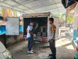 Bhabinkamtibmas Polres Bima Kota Laksanakan Monitoring Pendistribusian Makanan Bergizi di Kecamatan Asakota