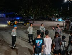 Polsek Rasanae Barat Gelar Patroli Blue Light, Jaga Kamtibmas Tetap Kondusif