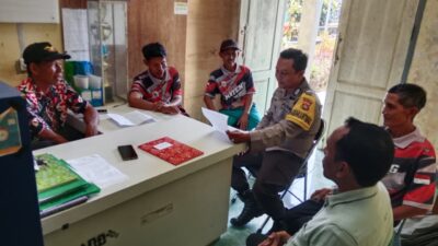 Dukung Pemerintah Desa Berlakukan Jam Malam Bagi Pelajar, Bahabinkamtibmas Lakukan Kordinasi Tindak Lanjut