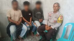 Unit Reskrim Polsek Pajo Amankan Tiga Terduga Pelaku Pencurian Mesin Pompa Air