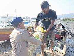 Polres Bima Kota Tebar Kebaikan, Bantu Warga Nelayan dan Kurang Mampu