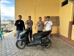 Tim Opsnal Polsek Asakota Amankan Sepeda Motor Hasil Curas, Pelakunya Tengah Diburu