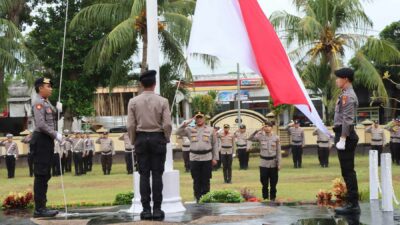 Polres Lombok Barat Peringati Haornas, Dorong Budaya Olahraga Sejak Dini