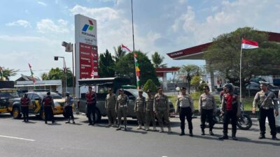Patroli Skala Besar Polres Lombok Barat, Antisipasi Gangguan Keamanan