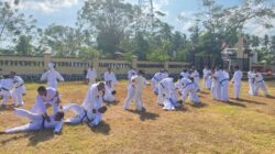 Bag SDM Polres Lombok Utara Laksanakan Latihan Bela Diri Polri Bagi Personel yang Akan Naik Pangkat