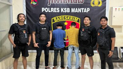 Polres Sumbawa Barat Berhasil Ungkap, Dua Terduga Pelaku Curas di Kelurahan Kuang