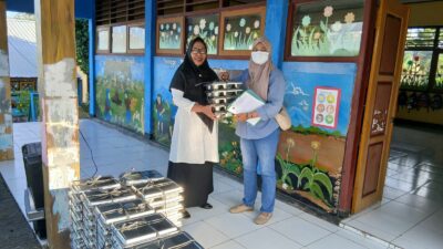 Polsek Empang Kawal Ketat Pendistribusian Program Makan Bergizi Gratis