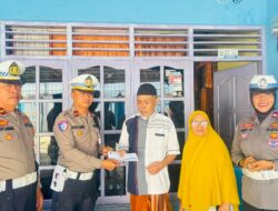 Sat Lantas Polres Bima Kota Gelar Anjangsana HUT Polisi Lalu Lintas Bhayangkara ke-70 Bersama Pensiunan Polri