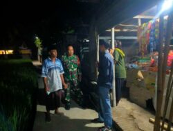 Warga dan Babinsa Bersinergi Wujudkan Lingkungan Aman Kondusif